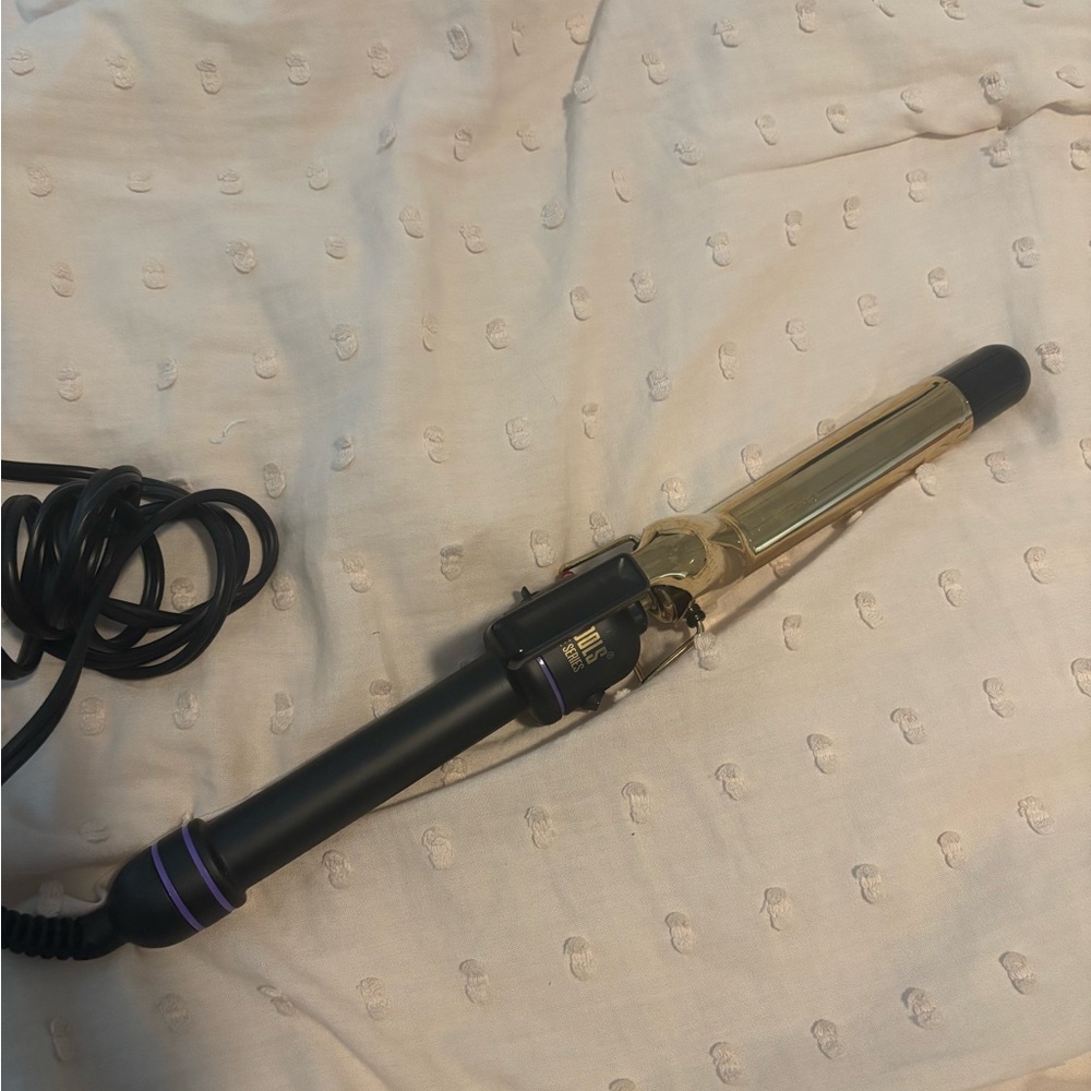 Gold and Black Hair Curler by Hot Tools